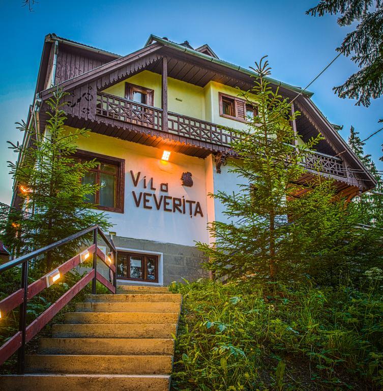Vila Veverita Hotell Borsec Exteriör bild